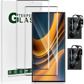 2+2 Pack Galaxy S20 Screen Protector with Camera Lens Protector, Oleophobic Coating, 9H Tempered Glass, HD, for Samsung Galaxy S20 5G