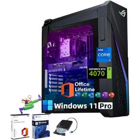ASUS 2022 ROG Strix GL10 Gaming Desktop, AMD Ryzen 5 3600X 6-Core Processor, NVIDIA GeForce GTX 1660 Ti Graphics, 16GB RAM, 1TB PCIe NVMe SSD, 2 x HDMI, 2 x DisplayPort, WiFi, Windows 11 Home