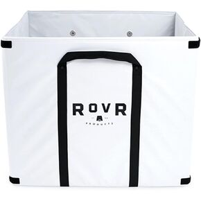 RovR 45 Standard White LandR Bin - Stylish Wagon Bin with Nylon Carrying Straps - Upgrade Your RovR Rollr 45 Wheeled Cooler with The Ultimate Storage Bin