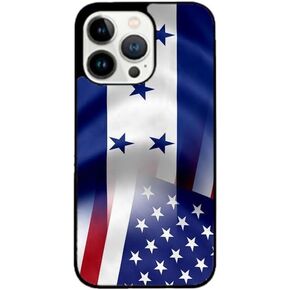Mixed Flag case - United States for Phone 16 Pro Max, 15 Plus, Pro, Max, 14 Plus, Pro, Max, 13, 12, 11 Pro, Pro Max, Shock Resistant (Bolivia - USA, 16 Pro Max)