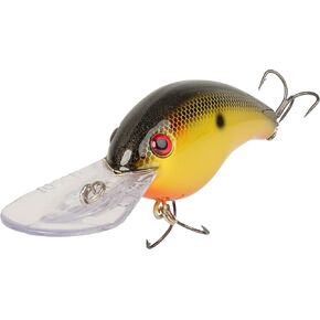 Strike King (HC10XDE-497) 10XD Elite Fishing Lure, Deep Diving Crankbait, 2-Ounce, Unique Curved Bill, Dives to 25-Feet, Rattle Chambers, Size 2/0 Mustad Triple Grip Hooks, Fools Gold