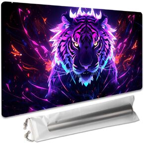 SIXTORE Premium Board Game 14x24in TCG Playmat Compatible for OCG CCG RPG MTG Playmats,Mousepad Desk Mats(Frost Flame) in Kuwait