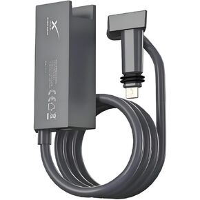 Ethernet Adapter for Starlink Gen 2 – RJ45 Wired Network Cable, Plug & Play Outdoor Ethernet Converter for Rectangular Dish – Weather-Resistant 1m Cable