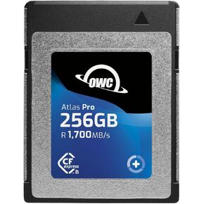 OWC Atlas Ultra Cfexpress 2.0 Type B Memory Card with 1700 MBPS Read and 1400MBPS Write Speed (256GB)