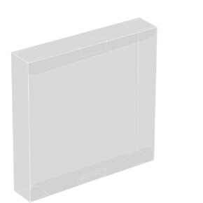Wendry 10pcs Clear Protective Cover Case, Transparent Cartridge Cover Protector Case for Game Boy GBA Boxed Game