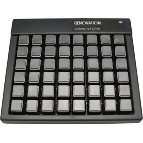Genovation Controlpad Cp48 Usb Hid - Cable Connectivity - Usb Interface - 48 Key - Compatible With Computer - Programmable Hot Key[s] - Mechanical - Black