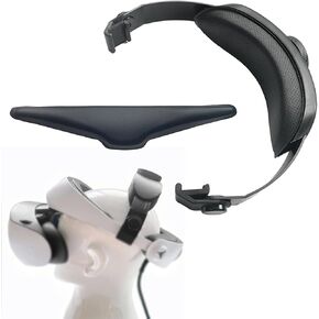 Adjustable Head Strap and Forehead Cushion Pad for VR2 Headset, Comfort Over Head Strap for VR2 Balances Head Pressure Accessories Compatible for VR2