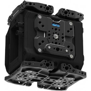 KONDOR BLUE | Pyxis Cage System B Kit | Modular Cage with 40+ Mounting Points, NATO Rails, Bubble Level, & Captive Hardware | Raven Black