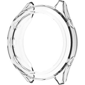 [2 Pack] حالة Miimall الوعرة لغطاء Garmin Forerunner 970 ، مقاوم للصدمة ، مرنة ، الرجال للنساء الشفافة الشفافة البديلة للوقاية من القشرة الواقية المصد من أجل Forerunner 970 (Black & Clear)