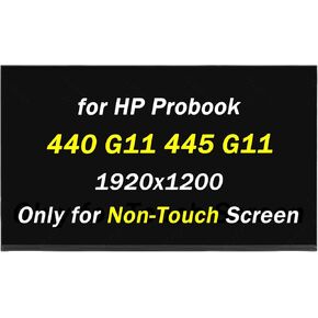 N98652-001 Replacement for HP Probook 440 G11 445 G11 for Elitebook 840 845 G9 G10 G11 N98653-001 WUXGA 1920x1200 60HZ 30 Pins 14.0" LCD LED Non-Touch Screen Display Panel (Only for Non-Touch Screen)