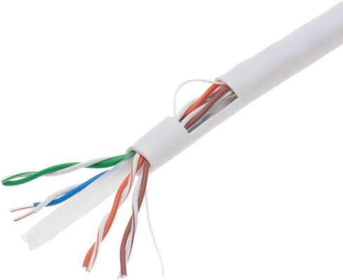 CAT6 Cable 1000ft Pull Box Solid Ethernet LAN UTP Cable 23AWG 550Mhz RJ45 Network CCA Copper Clad Aluminum Wire Bulk (Blue, 1000FT) in Saudi Arabia
