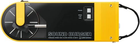 Audio-Technica AT-SB727 Sound Burger Portable Bluetooth Turntable, Black (Renewed) in Saudi Arabia