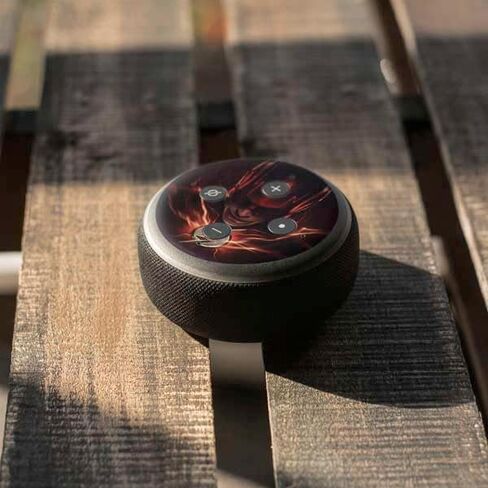 Skinit Decal Audio Skin Compatible with Amazon Echo Dot 3 - Officially Licensed DC Comics The Flash Movie: The Flash Poster Design in Saudi Arabia