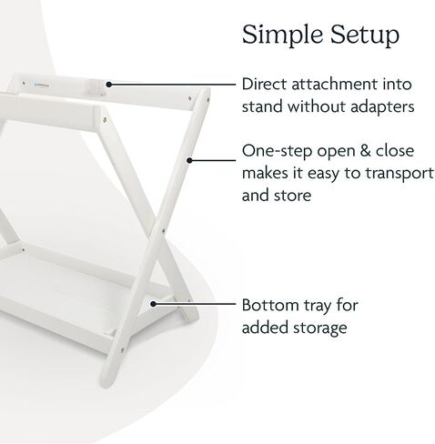 UPPAbaby Bassinet Stand, Grey in Saudi Arabia