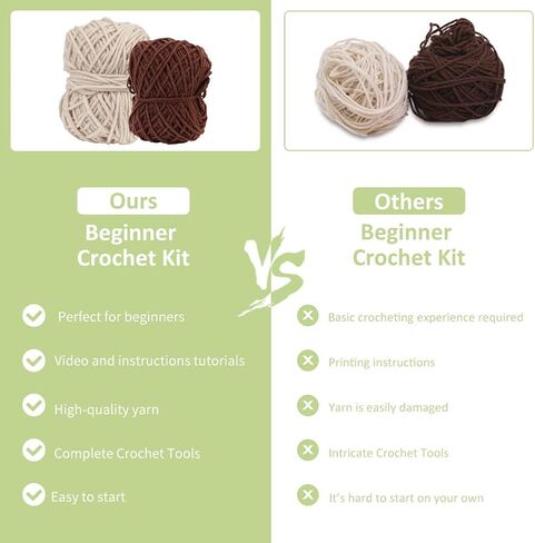 ZMAAGG Crochet Kit for Beginners, Crochet Animal Kit, Penguin Crochet Kit, Crochet Stuffed Animal Kit with Yarn, Step-by-Step Instructions Video, Beginner Crochet Kit for Adults (Penguin Family) in Kuwait