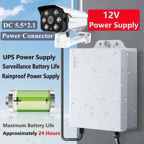 UPS لا تنقطع إمدادات الطاقة 12V 2A بطارية البطارية CCTV حزمة 7500 مللي أمبير في أجهزة توجيه كاميرات المراقبة ، التحكم في الوصول ، مفاتيح الشبكة ، أجهزة التوجيه ، ADL (7500 مللي أمبير في الساعة) in Kuwait