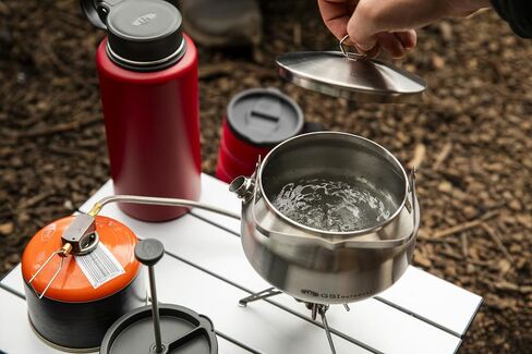 GSI Outdoors Glacier Stainless Steel Tea Kettle 1 qt. - Camping, Outdoors, & RV in Saudi Arabia
