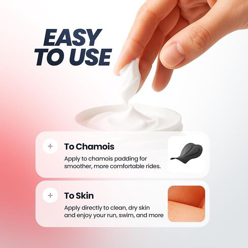 كريم شامواه جوتش جارد وكريم مضاد للتهيج - كريم شامواه طبيعي لركوب الدراجات والجري - كريم مضاد للاحتكاك، بلسم كريم مضاد للاحتكاك للرجال والنساء (4oz) in Kuwait