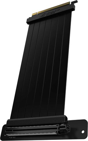 Asus Rog Strix Riser Cable (240 مم PCI-E 3.0 × 16 كابل Riser ، محول 90 درجة ، SafeSlot ، EMI التدريع) in Kuwait