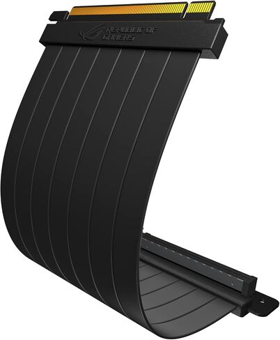 Asus Rog Strix Riser Cable (240 مم PCI-E 3.0 × 16 كابل Riser ، محول 90 درجة ، SafeSlot ، EMI التدريع) in Kuwait