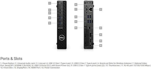 Dell Inspiron Tower Business Desktop Computer PC • Intel 12-Core i7 Processor • 64GB DDR4 SSD RAM • 2TB Combined Storage • Intel UHD Graphics • Wi-Fi 6 • DVD Drive • HDMI • RJ45 • Windows 11 Pro in Saudi Arabia