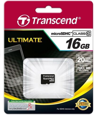Transcend Information TS32GUSDC10 32GB micro SDHC10 Flash Memory - No Box or Adapter in Kuwait