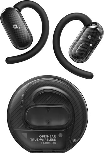 Soundcore V40i by Anker, Open-Ear Headphones, Crystal-Clear Design, 4 Adjustable Positions for Every Ear Size, Richer Bass, IP55, 21H Playtime, AI Clear Calls, Bluetooth 5.4, App Control in Saudi Arabia