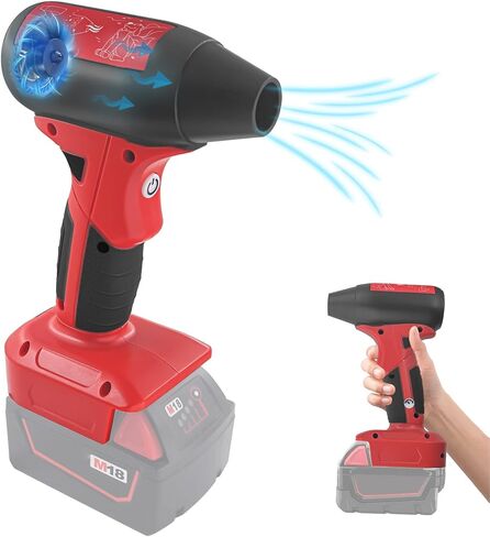 Dry Blower, 130000RPM Violent Turbo Fan Air Blower Gun, 4 Speed Cordless Electric Air Duster Turbo Fan, Handheld Air Duster Cleaner for 18V Lithium Battery in Saudi Arabia