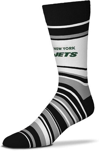 FBF NFL Adult Striped Dress Socks - Premium Quality - Machine Washable - Perfect for Game Day and Everyday Wear (Atlanta Falcons - Red) in Saudi Arabia