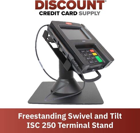 DCCCTANDS دوار وإمالة Ingenico ISC 250 الحامل الطرفي ، المسمار والمواد اللاصقة in Kuwait