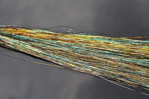 6 Packs/lot 6 Mixed Colors 0.3mm Flashabou Tinsel Flash Flat Mylar Crystal Flash Trout Tube Fly Fishing Tying Materials in Saudi Arabia