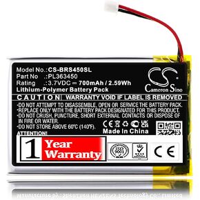 استبدال البطارية PL363450 لـ BiueParrott S450 -XT ، بطارية سماعات الرأس اللاسلكية S450