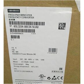 1pcs 6SL3224-0BE34-5UA0 New and Sealed in Box 6SL32240BE345UA0 1 Year Warranty and Fast