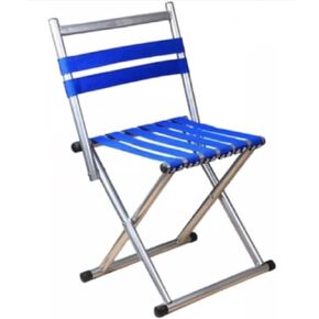 Small Portable Camping Chair with Back Support – Lightweight, Foldable Stool for Fishing, Hiking, and Outdoor Adventures – Compact Travel Seat