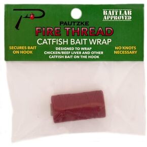 Co. Catfish Fire Thread - Blood Red ، Dating and Absistant -Drosistant Pait Thread ، لا يوجد عقدة مطلوبة لكبد الدجاج ، الروبيان ، الطعم المحار والقطع ، مثالي لجميع الصيادين in Saudi Arabia