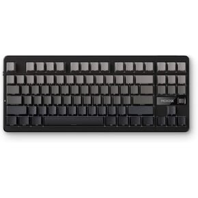G87 Wireless Mechanical Keyboard Volume Knob, 75% TKL Keyboards Tri-Mode BT5.0/2.4GHz/USB-C, Hot Swap Custom Creamy Keyboards Linear Switch, RGB Gaming Keyboard for PC/Tablet, Black