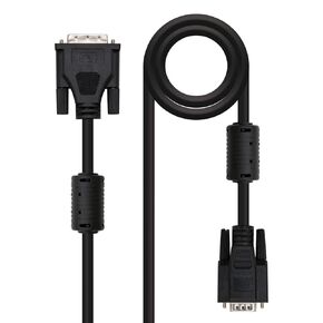 DVI to SVGA Cable with DVI 18+5 Male to HDB15 Male connectors, 3 m Length, Ideal for Connecting Video Devices.