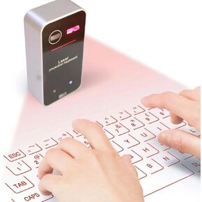 Projection Keyboard and Mouse, Bluetooth Virtual Keyboard, Portable 3.0 Full Size Keyboard with Touchpad, for Tablet, Laptop, Phone