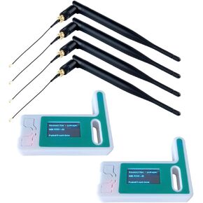 2pcs 915 ESP32 LoRa 32 V3 Board with Case + 4pcs 915MHz Antenna LoRa 5dBi