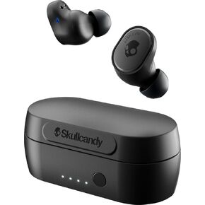 Skullcandy Sesh Evo True Wireless Earbuds - Bluetooth in-Ear Headphones with Charging Plug (True Black) (SKEV0-SHCCI)