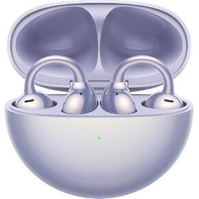 Huawei FreeClip Wireless Earbuds，Open Ear Bluetooth Earphones，Long Lasting Battery ，Subversive Open-Ear，AI Crystal Clear Sound, Compatible with Android/iOS/Window,Purple