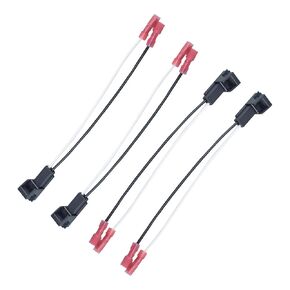 CBR 4 Pack Speaker Harness Replacement Compatible with GM Motors Buick Cadillac Chevy Oldsmobile Front Rear Door Speaker Wiring Harness Adapter 72-4568 - Door Speaker Replacement