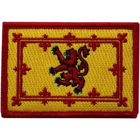 Lion Rampant of Scotland Flag Tactical Morale Patch - 2"x3"