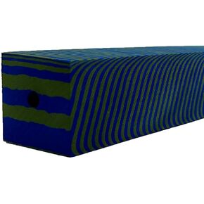 Rod Building EVA Foam Block Tiger Stripe 18" x 2" x2" x3/8"