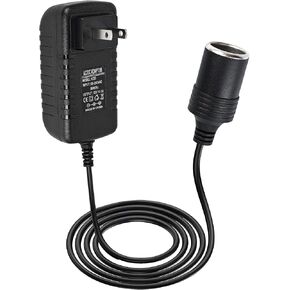 12V 3A 36W AC إلى DC Converter ، محول تبديل AC/DC ، محول ولاعة سجائر السيارة إلى قابس الجدار ، محول إمداد الطاقة من 110 فولت إلى 12 فولت للأجهزة تحت 36 واط