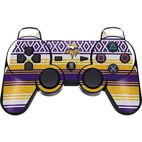Skinit Decal Gaming Skin Compatible with PS3 Dual Shock Wireless Controller - Officially Licensed NFL Minnesota Vikings Trailblazer Design