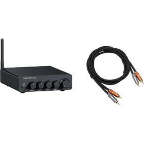 FOSI Audio 2RCA إلى 2RCA Cable 3.9ft و BT30D Pro Bluetooth مضخم الصوت