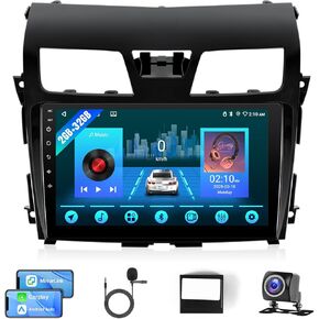 10.1 بوصة اللمسات التي تعمل باللمس الراديو لنيسان ألتيما 2013 2014 2015 ، مع Apple Carplay Android Auto ، Bluetooth ، شاشة HD ، كاميرا احتياطية ، SWC ، FM ، MIC ، CAN BUS (الطراز B: مع تنفيس AC)