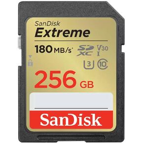 SanDisk Extreme 256GB UHS-I U3 SDXC Memory Card