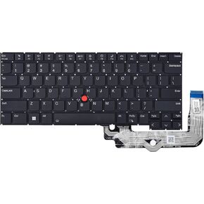 Replacement Backlit Keyboard for Thinkpad T14s Gen 3 & T14s Gen 4, Thinkpad E14 Gen 5 Series Laptop US Layout P/N: SN21D68484